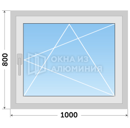 Алюминиевое окно AL-241